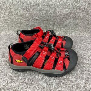 ✅Kids Size 13 Keen Newport H2 Sandals Waterproof Red Walking Hiking Comfort Shoe